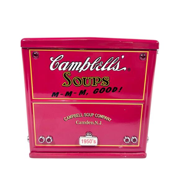Danbury Mint 1950’s Campbell’s Soup Delivery Truck 1/24 Scale 1998 Red Diecast - Picture 3 of 16